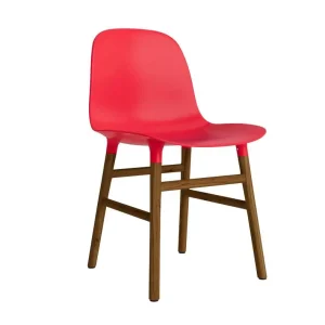 Židle Form Walnut, bright red Nejlepší Cena