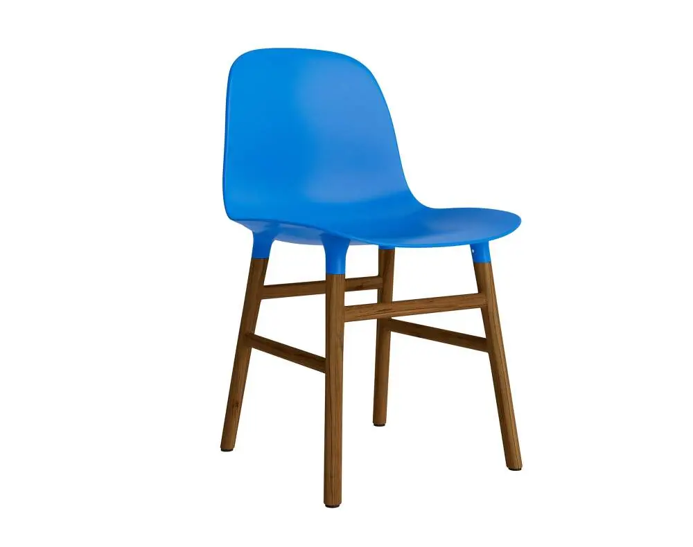 Židle Form Walnut, bright blue Bezpečná Platba