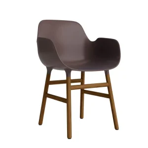 Židle Form s područkami Walnut, brown Vysoce Kvalitní