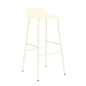 Barová židle Form 75 cm Steel, cream Značkový