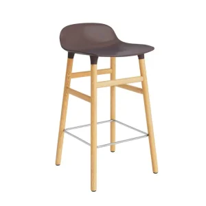 Vysoce Kvalitní Barová židle Form 65 cm Oak, brown