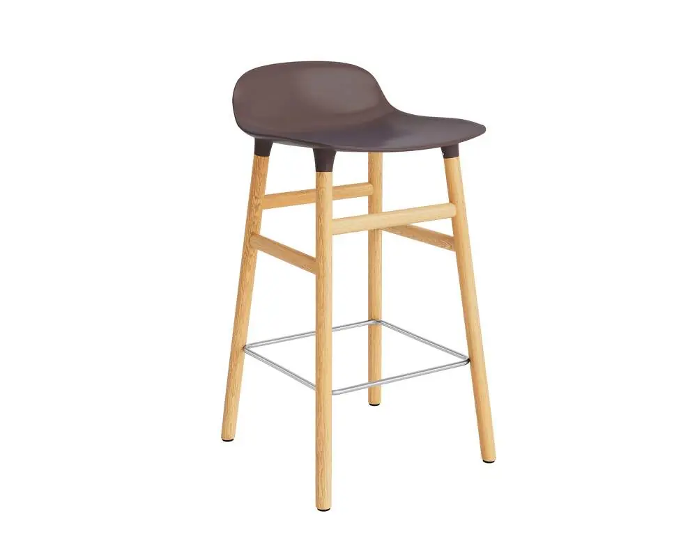 Vysoce Kvalitní Barová židle Form 65 cm Oak, brown