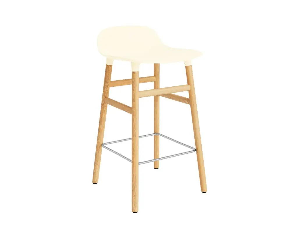 Vysoce Kvalitní Barová židle Form 65 cm Oak, cream