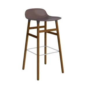 Barová židle Form 75 cm Walnut, brown Originální