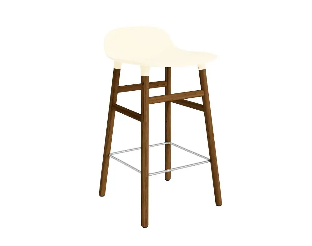 Barová židle Form 65 cm Walnut, cream Dokud Zásoby Vydrží