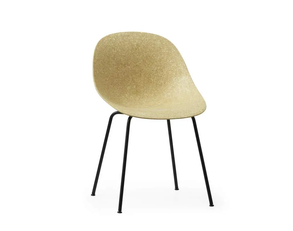 Novinka Židle Mat, hemp / black