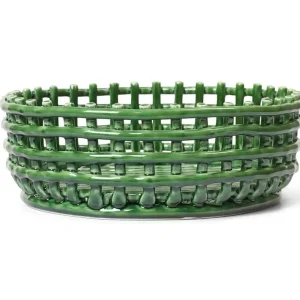 Mísa Ceramic Centrepiece, emerald green Koupit Online