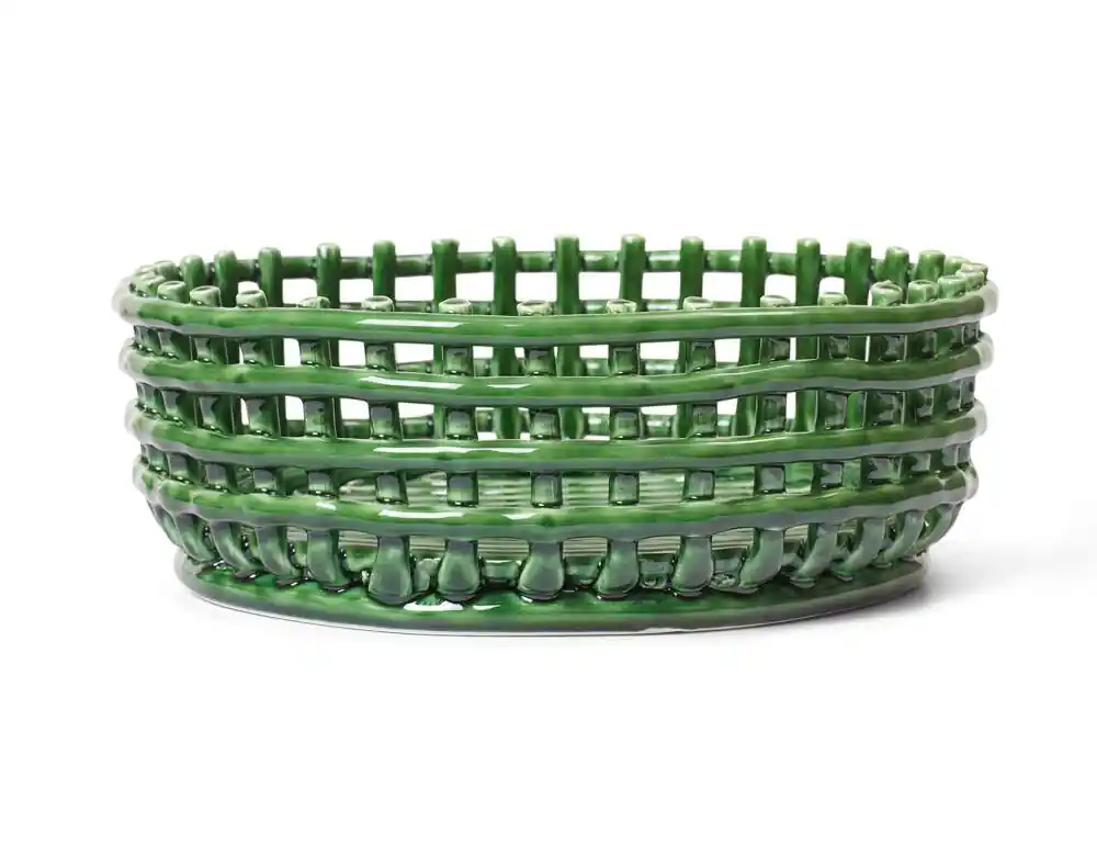 Mísa Ceramic Centrepiece, emerald green Koupit Online