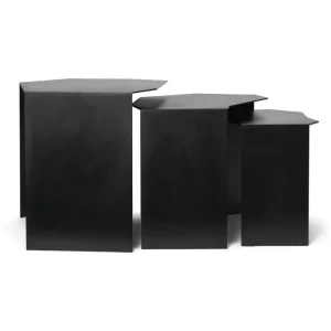 Víkendová Akce Set 3 stolků Shard Cluster, black