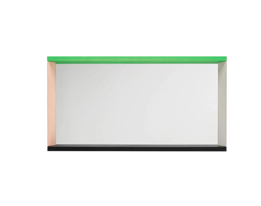 Zrcadlo Colour Frame Medium, green/pink Akce