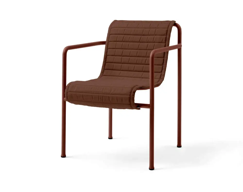 Textilní podsedák Palissade Dining Armchair Quilted Cushion, iron red Top Prodej