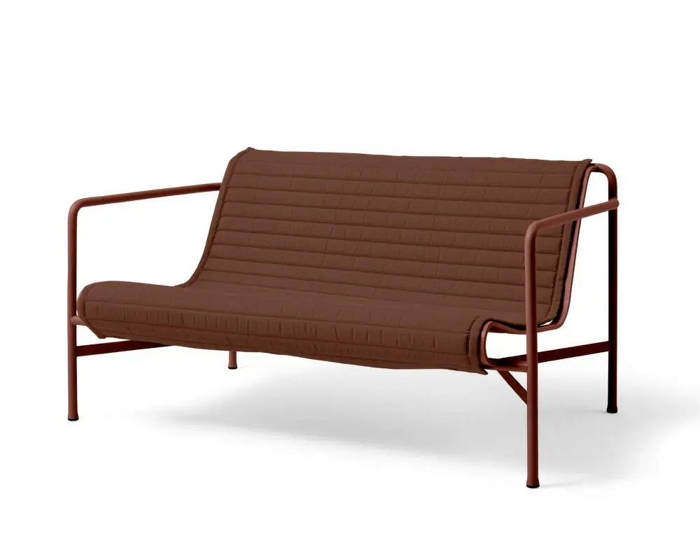 Časově Omezené Textilní podsedák Palissade Lounge Sofa Quilted Cushion, iron red