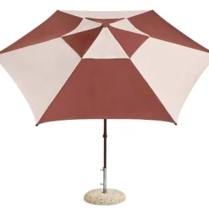 Nejlepší Volba Slunečník Terrazza Hexagon, off-white and burgundy