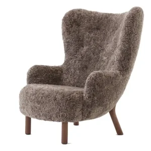 Akční Nabídka Křeslo Petra VB3, walnut / sheepskin Sahara