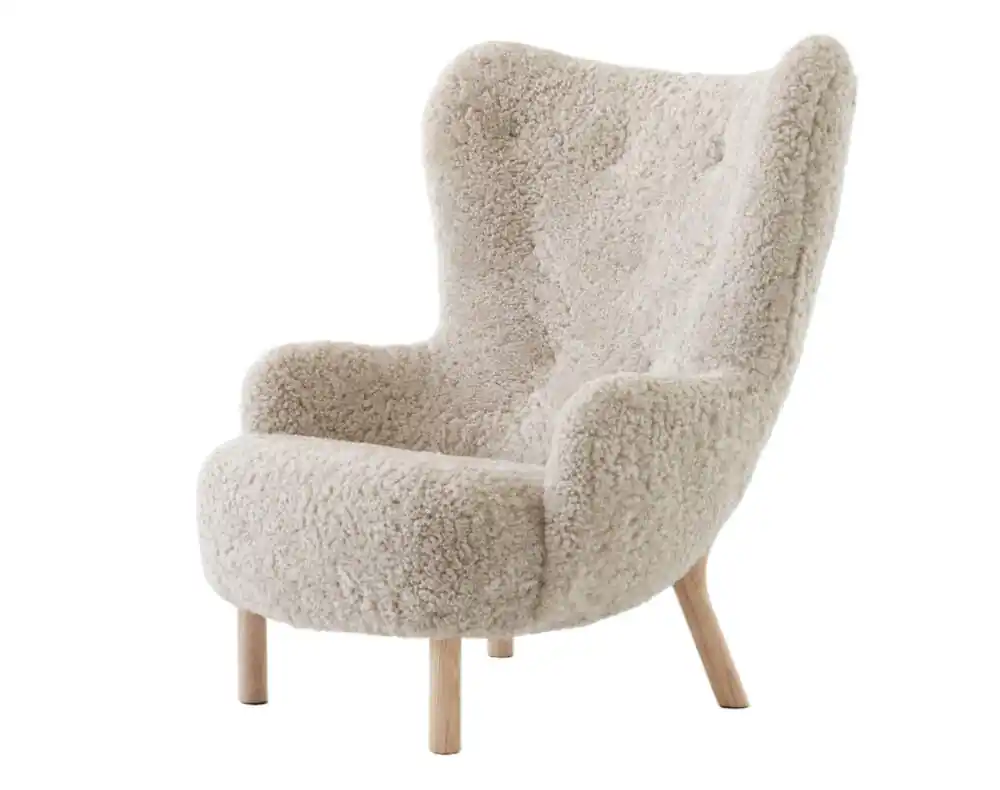Křeslo Petra VB3, oak/sheepskin Moonlight Omezená Nabídka