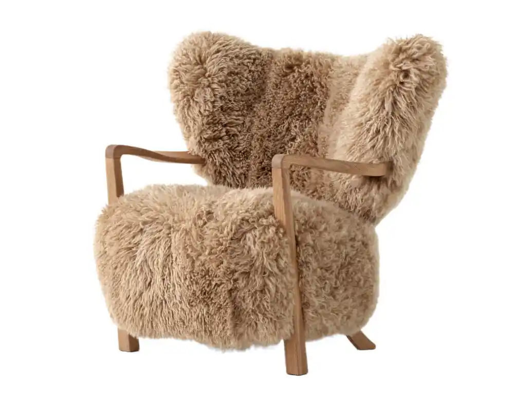 Křeslo Wulff ATD2, oak/sheepskin Honey Dokud Zásoby Vydrží