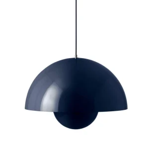 Finální Výprodej Závěsná lampa Flowerpot VP2, steel blue