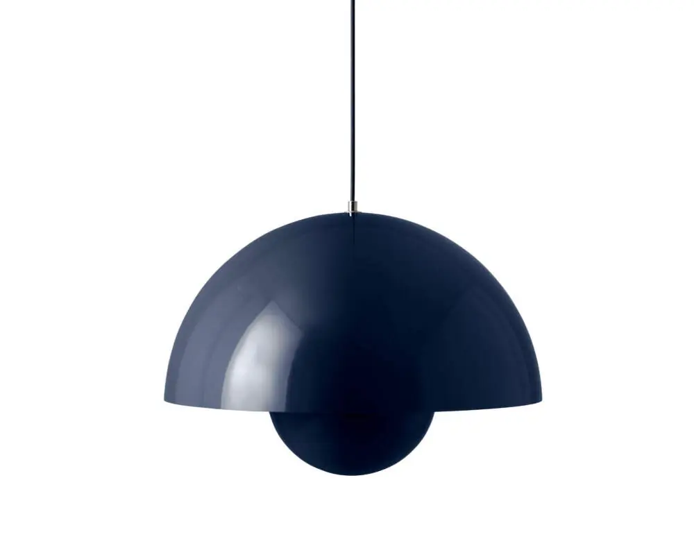 Finální Výprodej Závěsná lampa Flowerpot VP2, steel blue