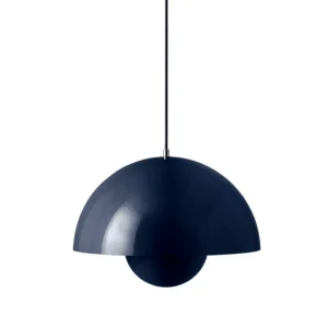 Vrácení Zdarma Závěsná lampa Flowerpot VP7, steel blue