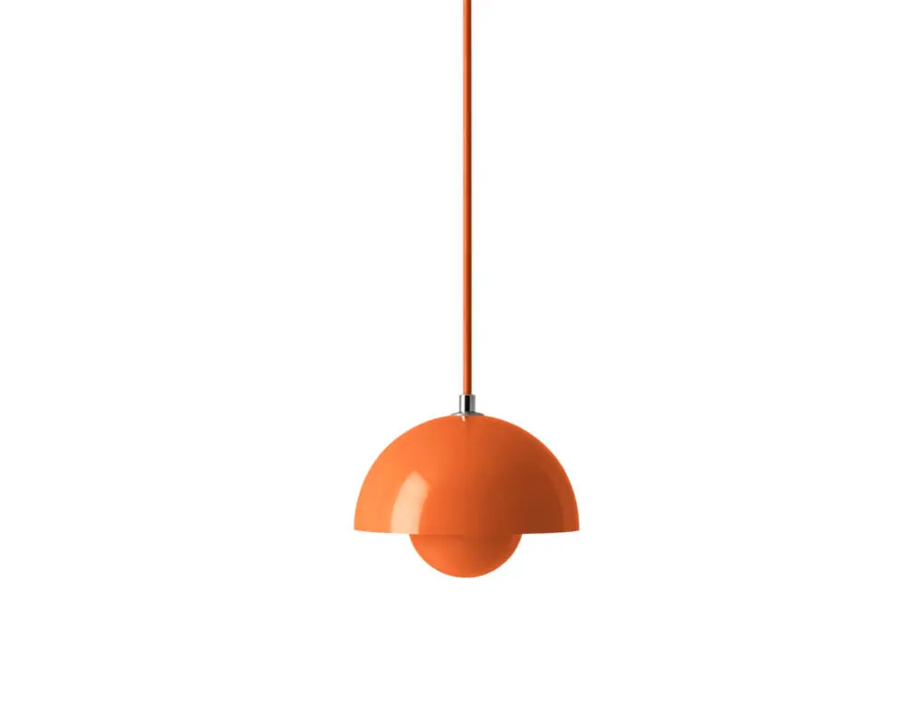 Poslední Šance Závěsná lampa Flowerpot VP10, zesty orange