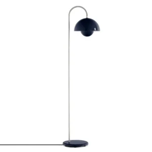 Stojací lampa Flowerpot VP12, steel blue Zlevněný