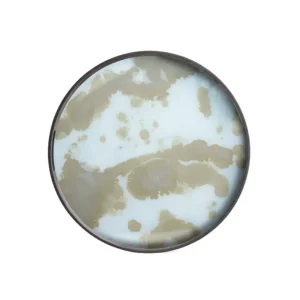 Tác Organic Glass Tray Round S, mist gold Ověřený
