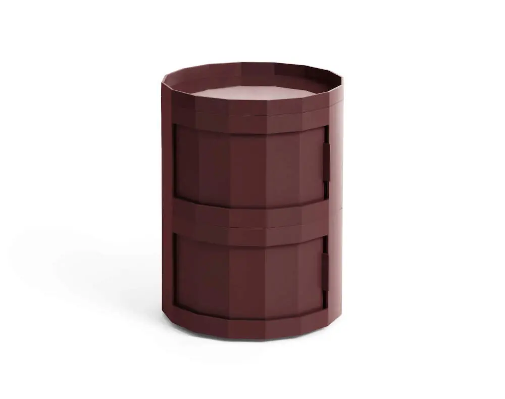 Úložný stolek Facet Cabinet 20, burgundy Bezpečná Platba