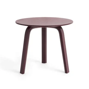 Hit Sezóny Stolek Bella Coffee Table Ø45x39, dark bordeaux