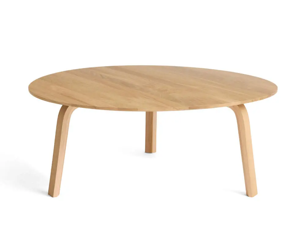 Vrácení Zdarma Stolek Bella Coffee Table Ø80x32, lacquered oak