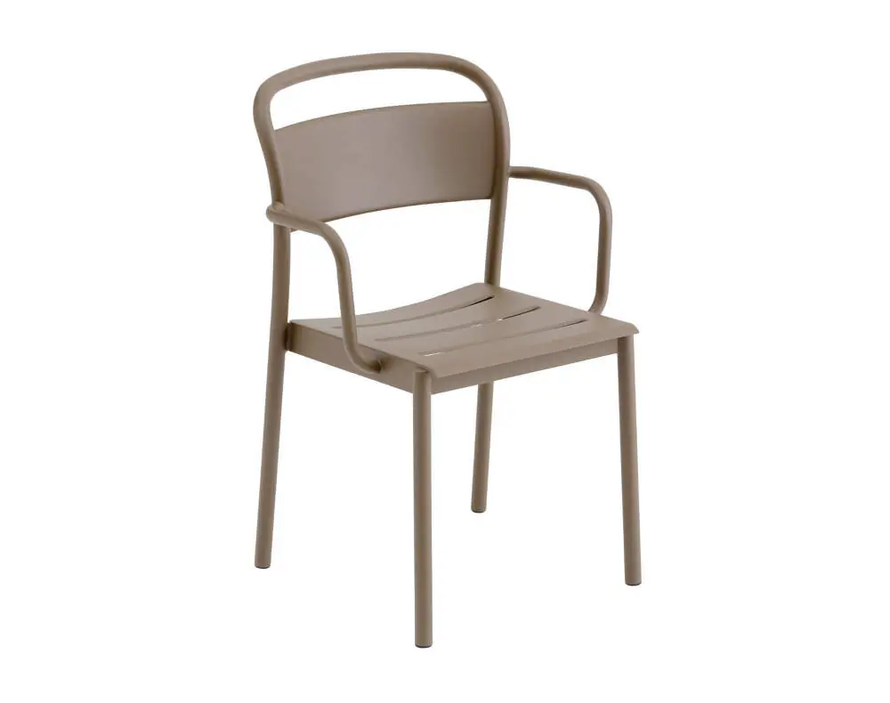 Sleva Židle Linear Steel Armchair, taupe