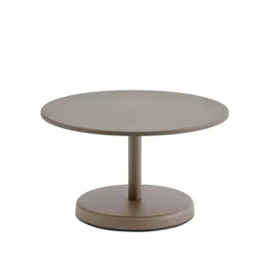 Značkový Stolek Linear Steel Coffee Table Ø70, taupe