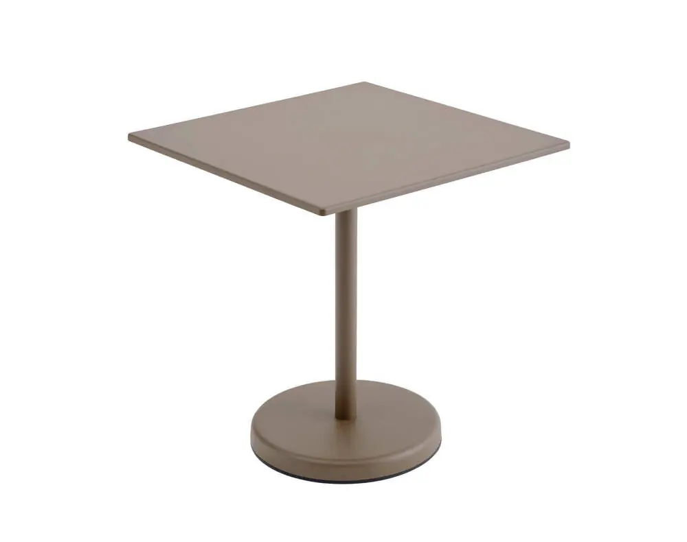 Zlevněný Stolek Linear Steel Café Table 70x70, taupe