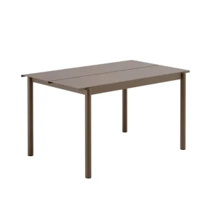 Stůl Linear Steel Table 140 cm, taupe Nejlepší Cena