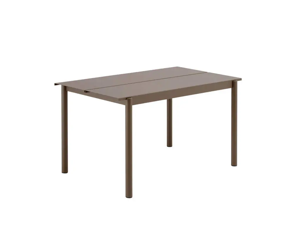 Stůl Linear Steel Table 140 cm, taupe Nejlepší Cena