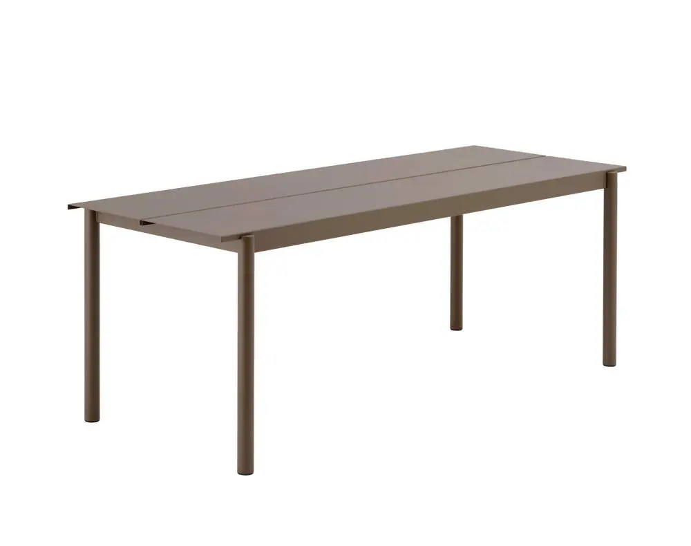 Ihned K Objednání Stůl Linear Steel Table 200 cm, taupe