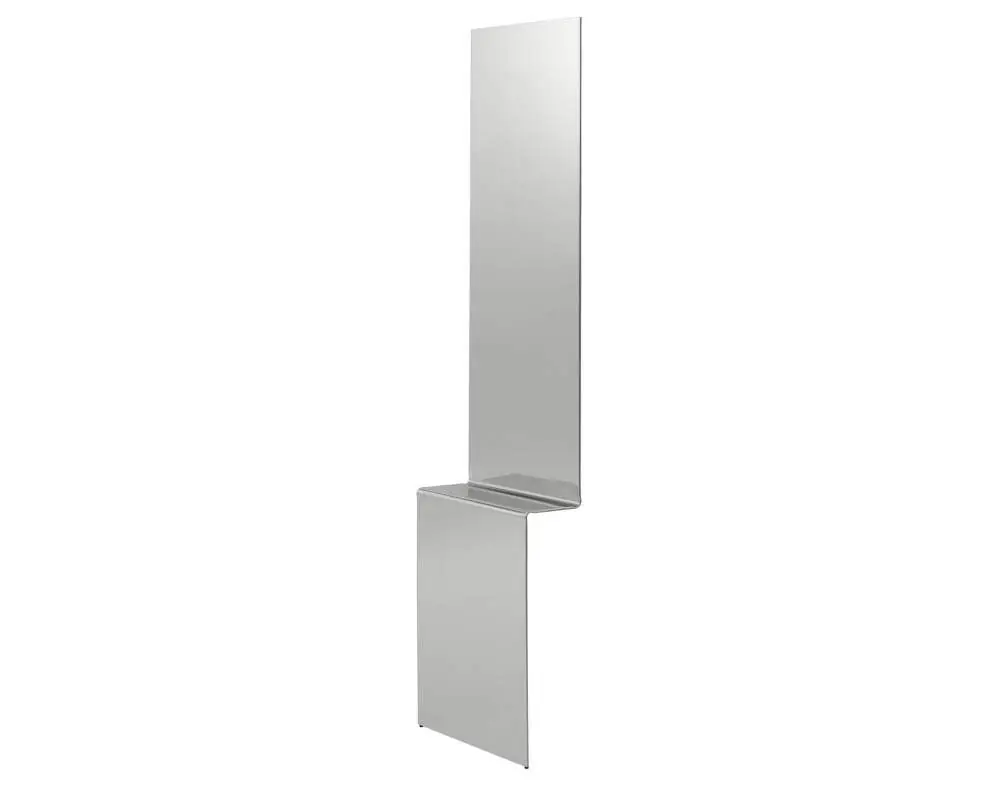 Zrcadlo Pleat, polished steel Speciální Cena