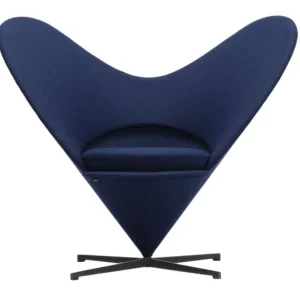 Křeslo Heart Cone Chair, Cosy 2 dark blue Finální Výprodej
