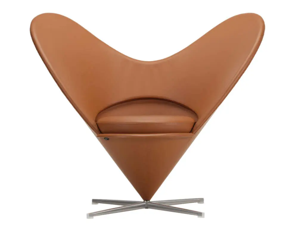 Horká Nabídka Křeslo Heart Cone Chair, cognac