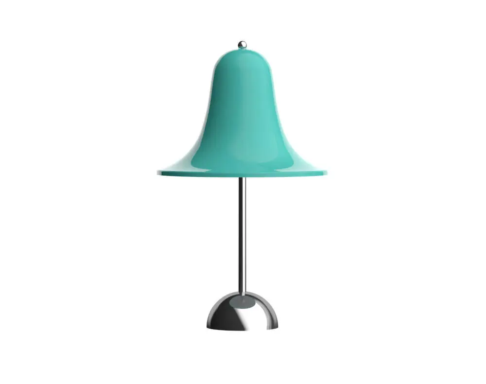 Přenosná lampa Pantop Ø18, light teal Nová Kolekce