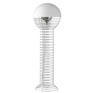 Stojací lampa Wire, chrome/white Top Prodej
