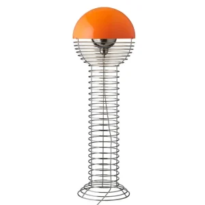 Vysoce Kvalitní Stojací lampa Wire, chrome/orange