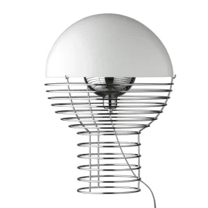 Akční Cena Stolní lampa Wire 40, chrome/white