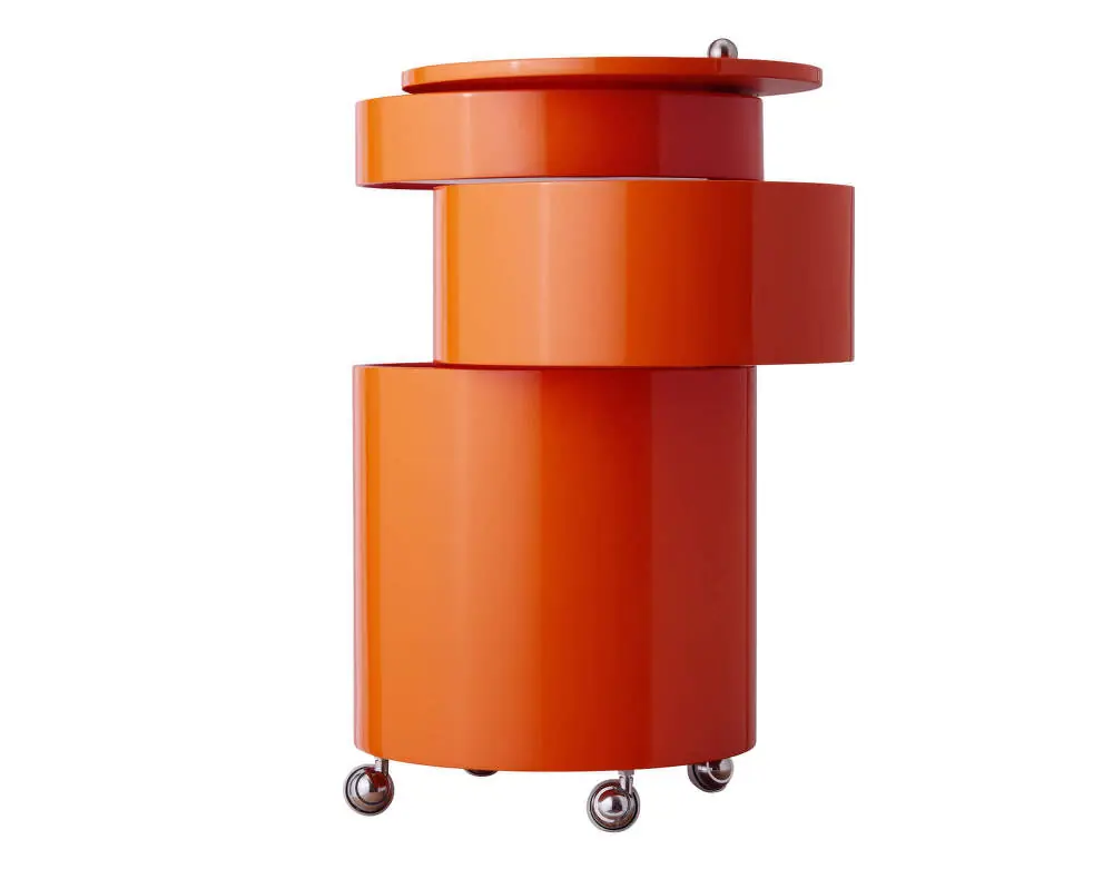 Speciální Cena Stolek Barboy, glossy fresh orange