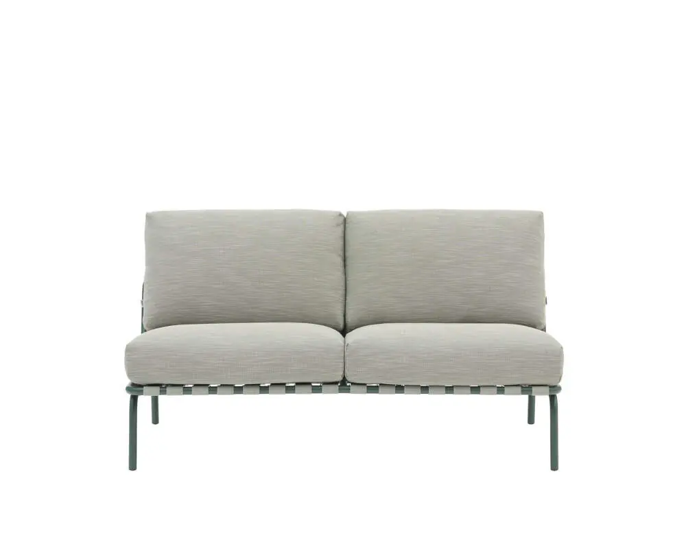 Pohovka Settle Sofa 2-Seater bez područek, Ribbed Weave 2/dark green Super Cena