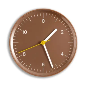 Nástěnné hodiny Wall Clock, brown Rychlé Dodání