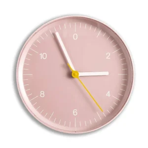 Jen Po Omezenou Doba Nástěnné hodiny Wall Clock, pink
