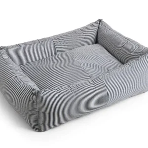 Psí pelíšek Dogs Bed Zip L, blue and white stripe Oblíbený