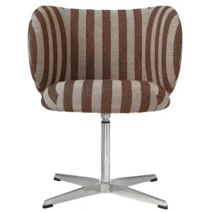 Jídelní židle Rico Swivel, Louisiana sand / chocolate Novinka