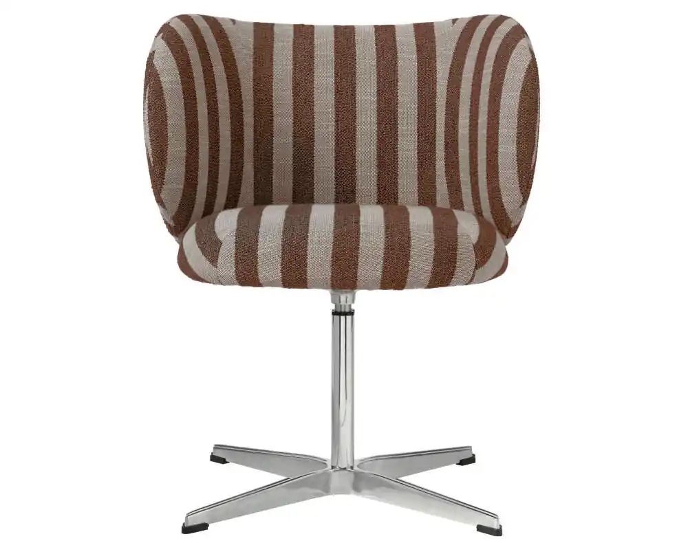 Jídelní židle Rico Swivel, Louisiana sand / chocolate Novinka