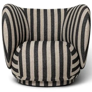 Ověřený Lounge Chair Rico, Louisiana sand / black